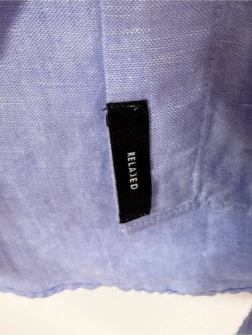 J.Crew Baird McNutt Irish Linen Relaxed Shirt Periwinkle Blue XL